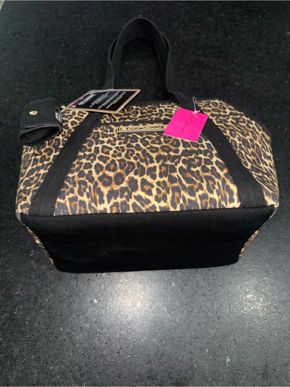 NEW Betsey Johnson TSA APPROVED Leopard Print Pet Carrier Tote up to 16 lbs